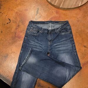 Cowgirl Tuff Boot Cut Jeans - Indigo